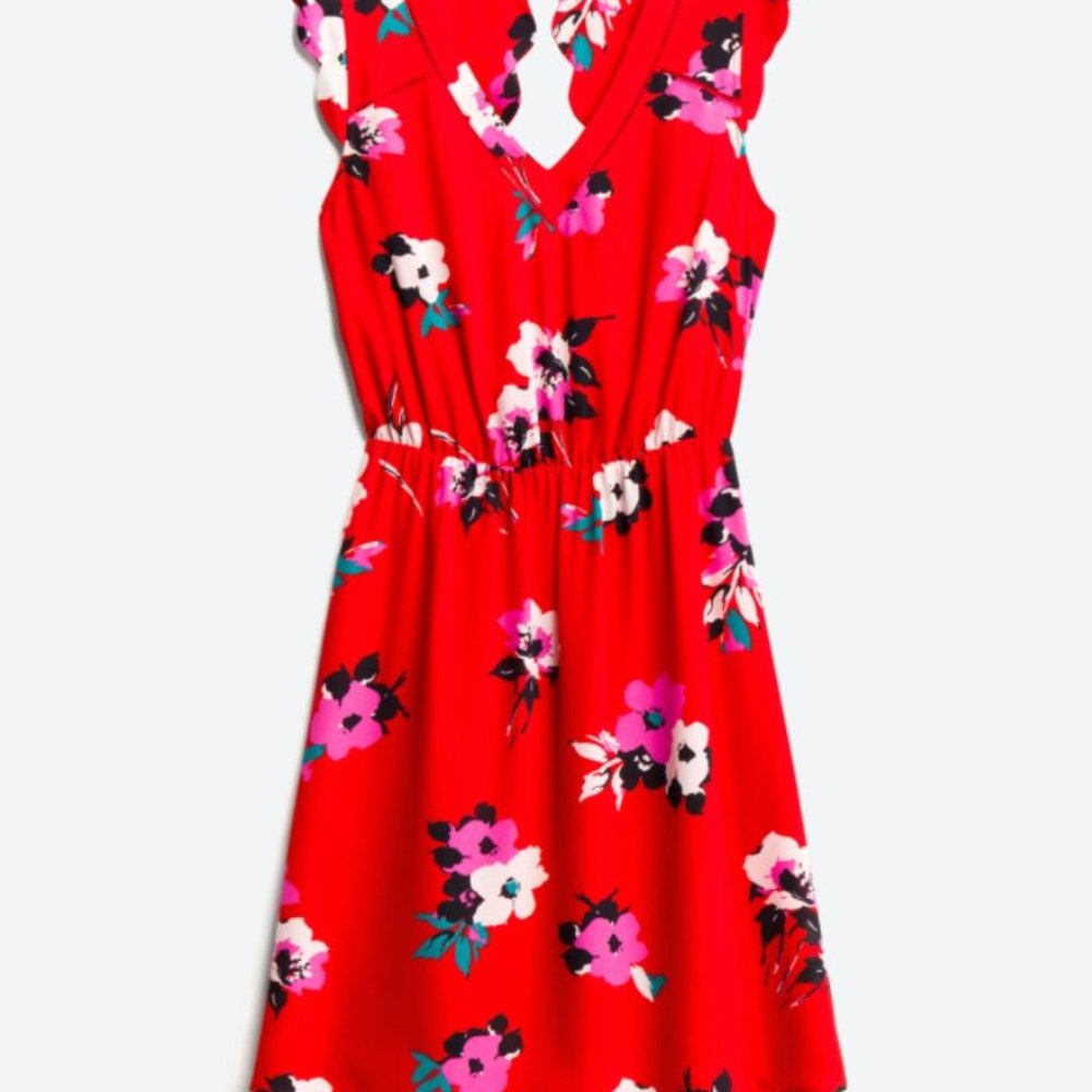 41 Hawthorn Midnight Scallop Detail Dress